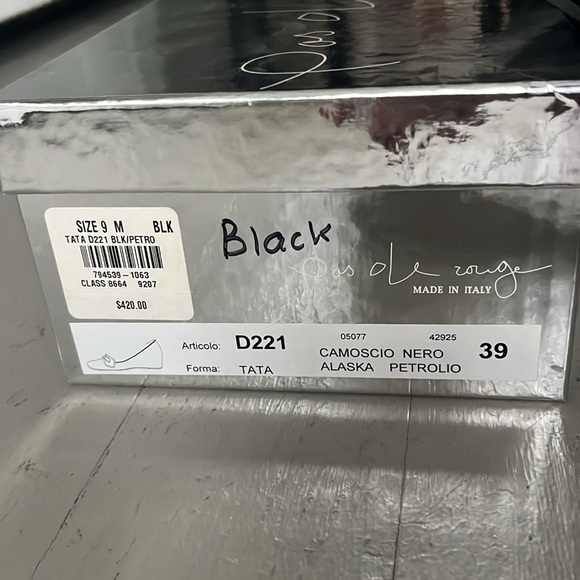 Pas de Rouge black suede flats 9 - Picture 9 of 9